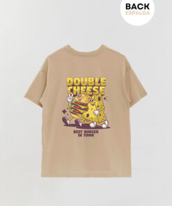 Over Fb Cartoon Double Cheese T-Shirt
