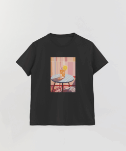 Citrus Orange 2 Printed Basic T-Shirt