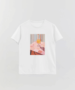 Basic Printed T-Shirt Citrus Orange 4