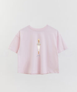 Coastal Girl Club Printed Crop T-Shirt