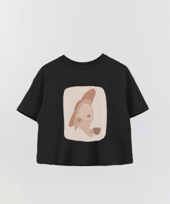 Printed Crop T-Shirt Art 118