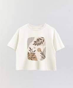 Printed Crop T-Shirt Art 143