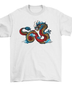Chinese Dragon Tee Shirt for Men and Women T-Shirt