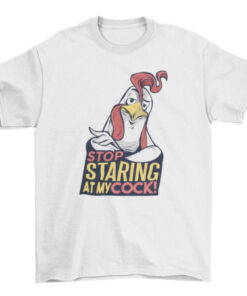 Stylish Stop Staring Graphic Tee for Women T-Shirt