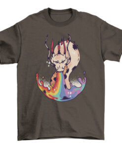 Rainbow Dragon Flame Tee Shirt for Men and Women T-Shirt