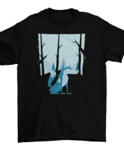 Wolf Winter T-Shirt - Cool Graphic Design for Men and Women T-Shirt