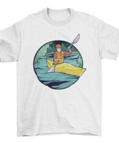 Kayak Adventure Tee for Men and Women - Paddle On! T-Shirt