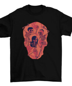 Spooky Skeleton Dance T-Shirt Design T-Shirt