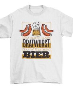 German Beer Quote T-Shirt Design T-Shirt