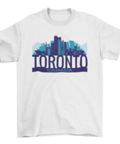 Toronto Skyline Graphic Tee Shirt for Men and Women T-Shirt