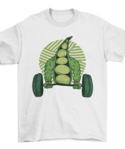 Funny Weightlifting Bean Deadlift Gift Tee Shirt T-Shirt