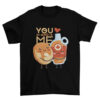 Cute Cartoon Pancake and Maple Syrup Couple for Valentine's Day T-Shirt