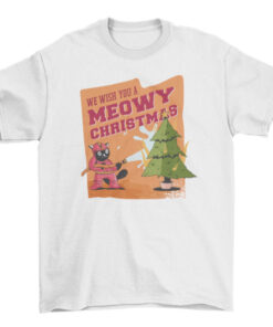 Funny Cat Christmas Shirt for Men and Women T-Shirt