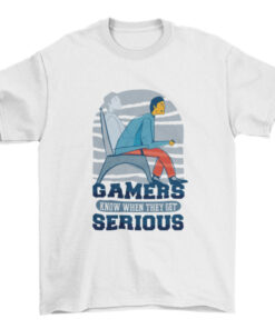 Gamer's T-Shirt for Serious Gaming Enthusiasts T-Shirt