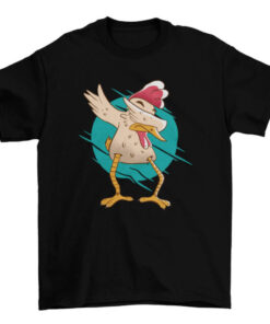 Dabbing Chicken Graphic Tee Shirt T-Shirt