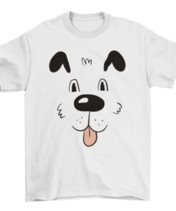 Dog Face Graphic Tee Shirt for Men and Women T-Shirt