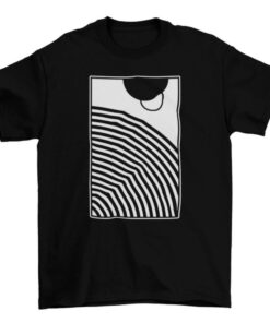 Abstract Circle Print Graphic Tee for Men and Women T-Shirt