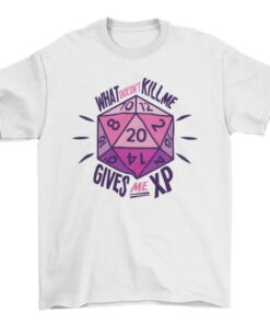 Role-Playing Dice Shirt with RPG Gaming Quote T-Shirt