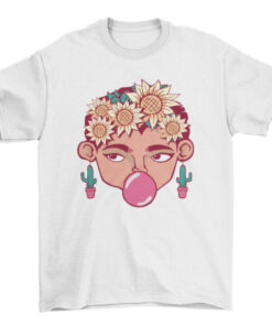 Frida Kahlo Cartoon Tee Shirt for Women T-Shirt