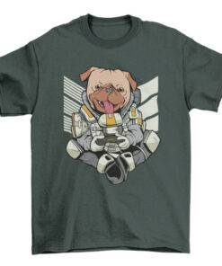 Cute Soldier Pug Playing Video Games Tee Shirt T-Shirt