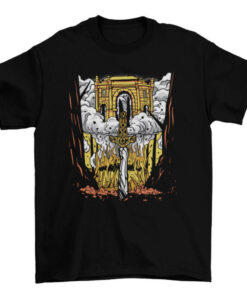 Norse Funeral Pyre Tee - Viking Warrior Memorial Shirt T-Shirt