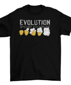 Popcorn Evolution Tee Shirt for Men and Women T-Shirt