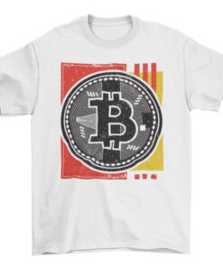 Bitcoin Abstract Tee Shirt for Crypto Enthusiasts T-Shirt