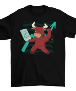 Bull Stocks T-Shirt - Stock Market Trader Gift Idea T-Shirt