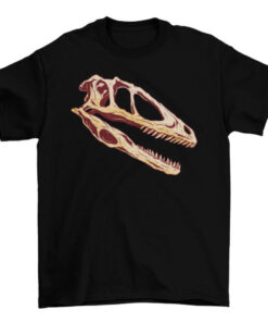 Dinosaur Skull Graphic Tee for Men and Women T-Shirt