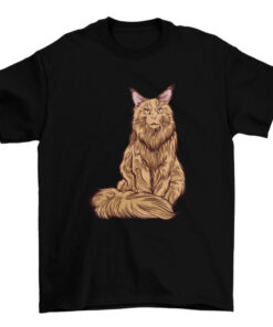 Maine Coon Cat T-Shirt Design for Cat Lovers T-Shirt