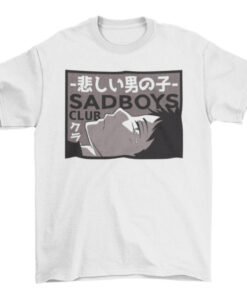 Sad Boy Anime Graphic Tee Shirt for Men and Women T-Shirt