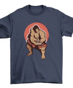Sumo Wrestler Graphic Tee Shirt for Men and Women T-Shirt