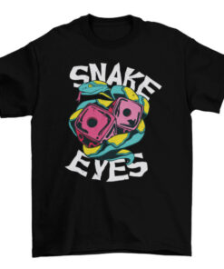 Snake Eyes Dice Graphic Tee Shirt for Men and Women T-Shirt
