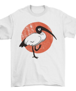 White Ibis Bird Lover Tee Shirt for Men and Women T-Shirt