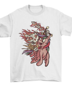 War Apocalypse Horsecat Tee Shirt for Men and Women T-Shirt