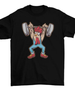 Chicken Weightlifting Tee for Fitness Enthusiasts T-Shirt