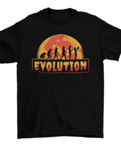 Creepy Evolution Graphic Tee Shirt for Men and Women T-Shirt