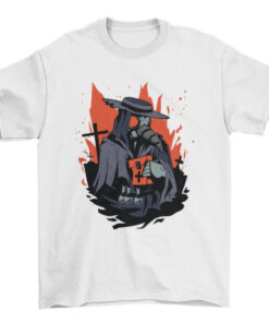 Plague Doctor Graveyard Tee for Men and Women T-Shirt