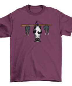 Bat and Cat T-Shirt Design for Animal Lovers T-Shirt