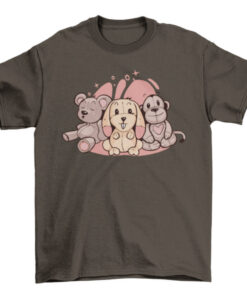 Cute Animal Print Tee T-Shirt