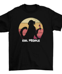 Sunset Quote Dog T-Shirt for Men and Women T-Shirt