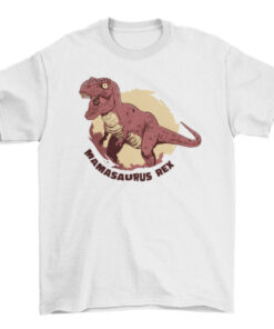 Mamasaurus Rex Dinosaur Mom Shirt for Women T-Shirt