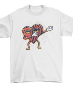 Herz Dabbing T-Shirt for Men and Women T-Shirt