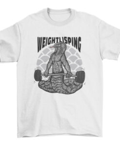 Funny Weightlifting T-Shirt for Men and Women - Gym Workout Tee Shirt T-Shirt