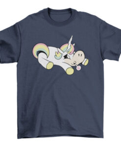 Sick Unicorn Tee Shirt for Men and Women T-Shirt