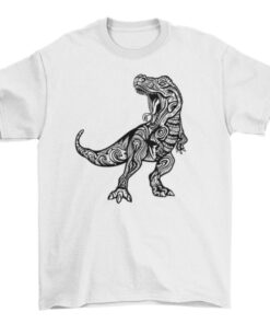 Mandala T-Rex Graphic Tee Shirt for Men and Women T-Shirt