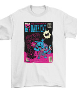 Dark Cat Adventure T-Shirt for Men and Women T-Shirt
