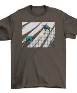 Stock Market Chart Graphic Tee for Investors and Traders T-Shirt