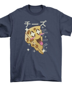Cute Cheese Graphic Tee for Women and Girls - Kawaii Style Shirt T-Shirt
