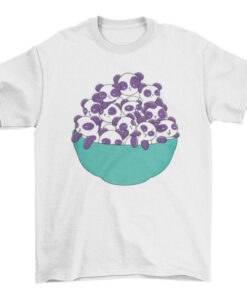 Adorable Panda Bowl Graphic Tee for Animal Lovers T-Shirt